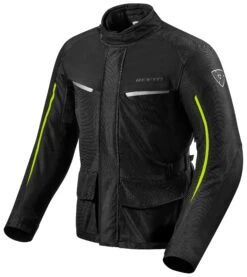 REV'IT! Voltiac 2 Jacket -Motorcycle Accessories revit voltiac2 jacket black fluo yellow