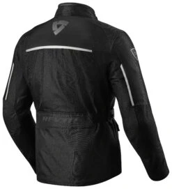 REV'IT! Voltiac 2 Jacket -Motorcycle Accessories revit voltiac2 jacket black silver 1