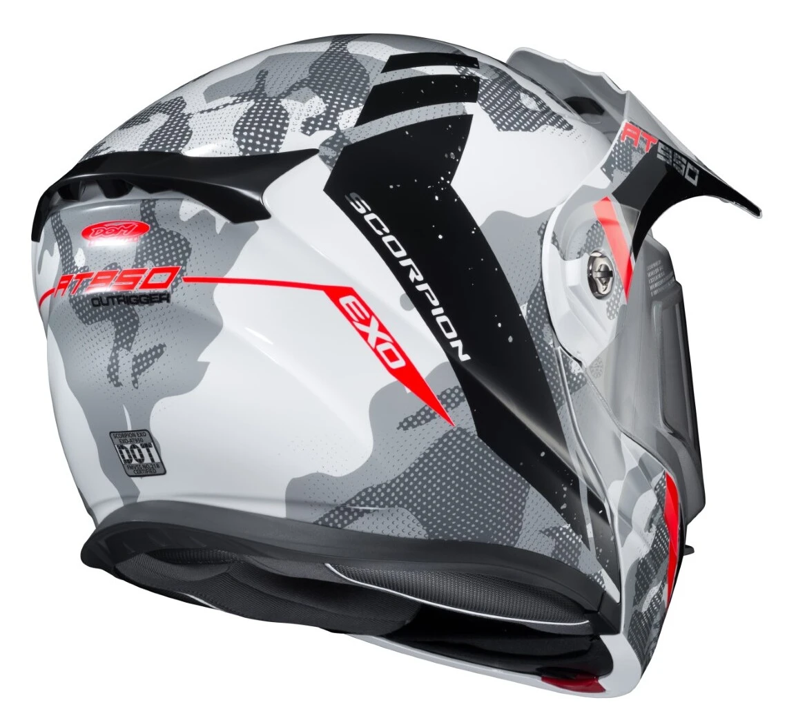 Scorpion EXO-AT950 Outrigger Helmet - Electric Shield 4 Scorpion EXO-AT950 Outrigger Helmet - Electric Shield - Image 2