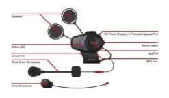 Sena 10S Bluetooth Headset - Dual Pack -Motorcycle Accessories sena10 s bluetooth headset dual pack 5