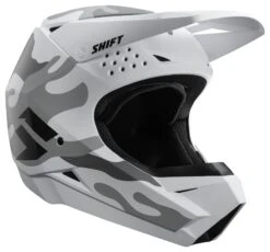 Shift Whit3 Label Camo Helmet -Motorcycle Accessories shift whit3 helmet white 2