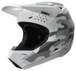 Shift Whit3 Label Camo Helmet -Motorcycle Accessories shift whit3 helmet white
