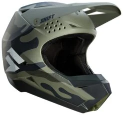 Shift Whit3 Label Camo Helmet -Motorcycle Accessories shift whit3 label matte camo helmet camo 2