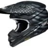 Shoei VFX-EVO Faithful Helmet -Motorcycle Accessories shoei vfxevo faithful helmet matte black s ilver