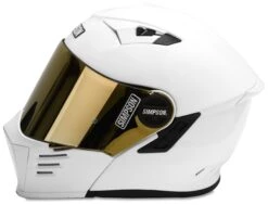 Simpson Mod Bandit Helmet -Motorcycle Accessories simpson mod bandit helmet white 1