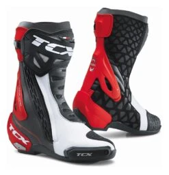 TCX RT-Race Boots 8 TCX RT-Race Boots -Motorcycle Accessories tcx boots rt race black white red