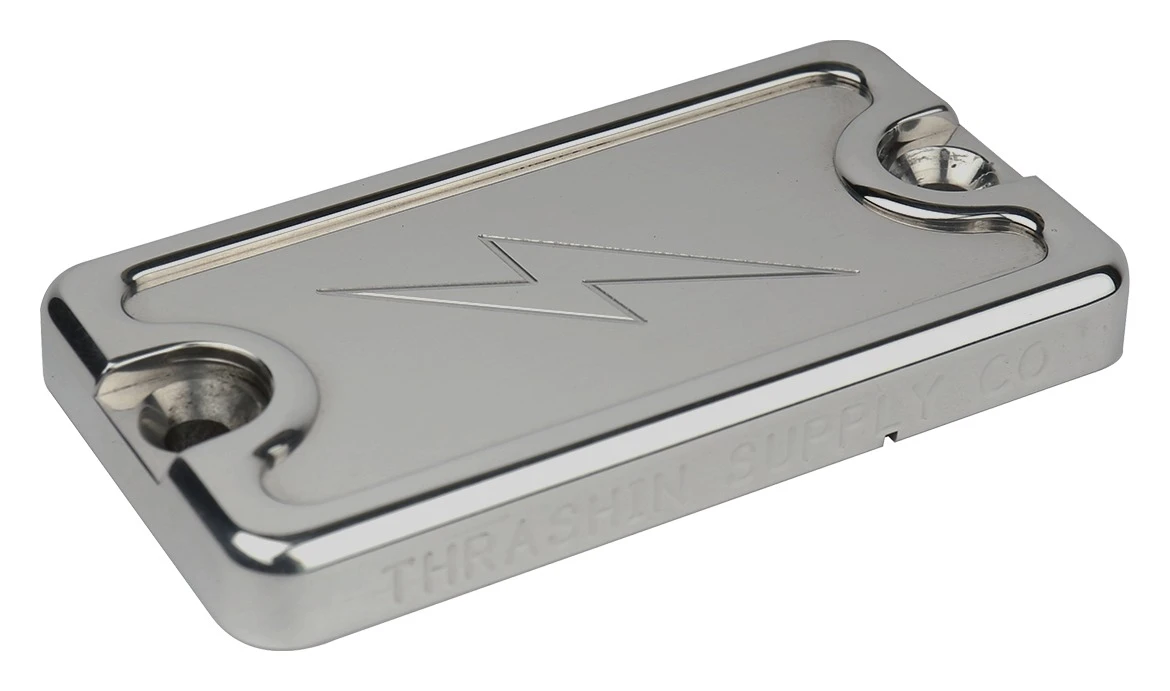 Thrashin Supply Brake Master Cylinder Cover For Harley 1984-2005 4 Thrashin Supply Brake Master Cylinder Cover For Harley 1984-2005 - Image 2