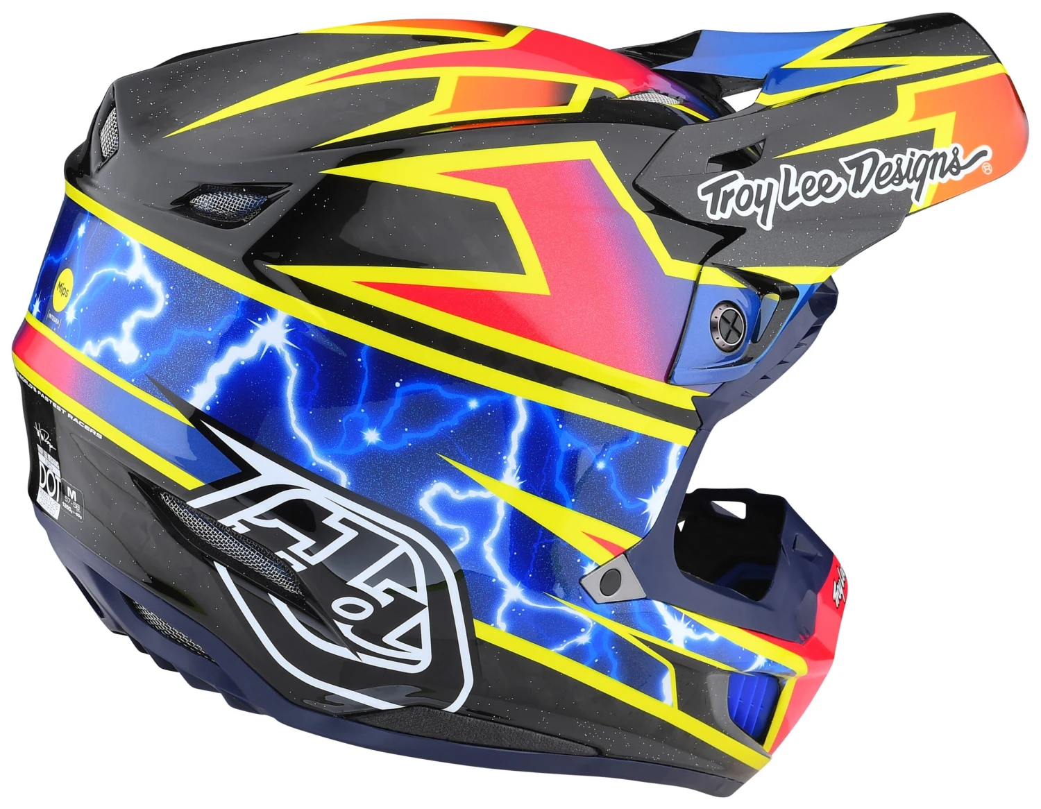 Troy Lee Designs Troy Lee SE5 Carbon Lightning Helmet 4 Troy Lee Designs Troy Lee SE5 Carbon Lightning Helmet - Image 2