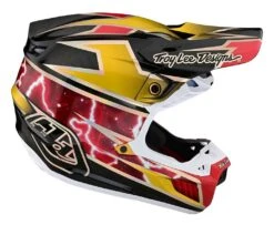 Troy Lee Designs Troy Lee SE5 Carbon Lightning Helmet 12 Troy Lee Designs Troy Lee SE5 Carbon Lightning Helmet -Motorcycle Accessories troy lee designs se5 carbon lightning helmet black red gold 1