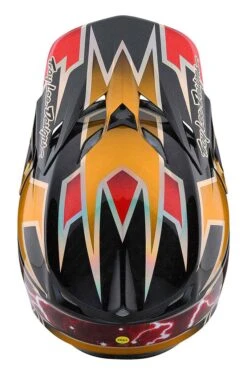 Troy Lee Designs Troy Lee SE5 Carbon Lightning Helmet 13 Troy Lee Designs Troy Lee SE5 Carbon Lightning Helmet -Motorcycle Accessories troy lee designs se5 carbon lightning helmet black red gold 2