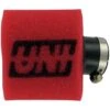 UNI Universal 2-Stage Clamp-On Angled Pod Air Filter -Motorcycle Accessories uni universal2 stage clamp on pod filter angled