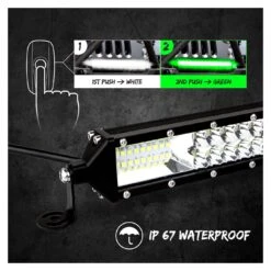 XKGlow 2-in-1 Green / White Light Bar 11 XKGlow 2-in-1 Green / White Light Bar -Motorcycle Accessories xkglow2in1 green white light bar 1
